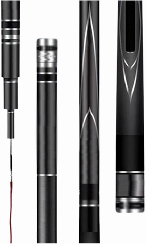telescoping Compact Fishing Pole Carbon Fiber Fishing Pole Ultra Light Fishing Spinning Rod Multi-Function Spin Portable Easy to Use Fishing Rod