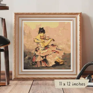 The Violinist Cross Stitch Kit