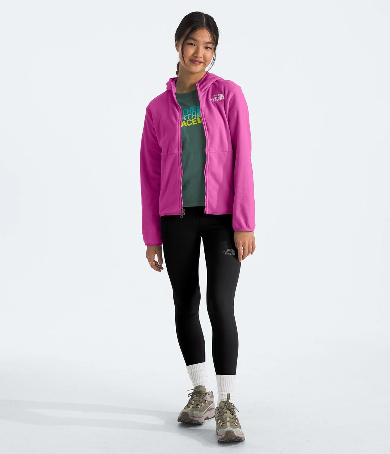 THE NORTH FACE Teen Glacier Lightweight Full Zip Hooded Jacket