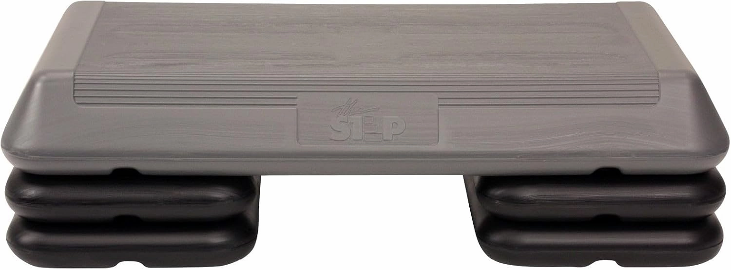 The Step Circuit Size Aerobic Platform, Circuit Size Steppers for Exercise with Risers for Adjustable Home Workout, Stair Stepper for Exercise and Home Gym