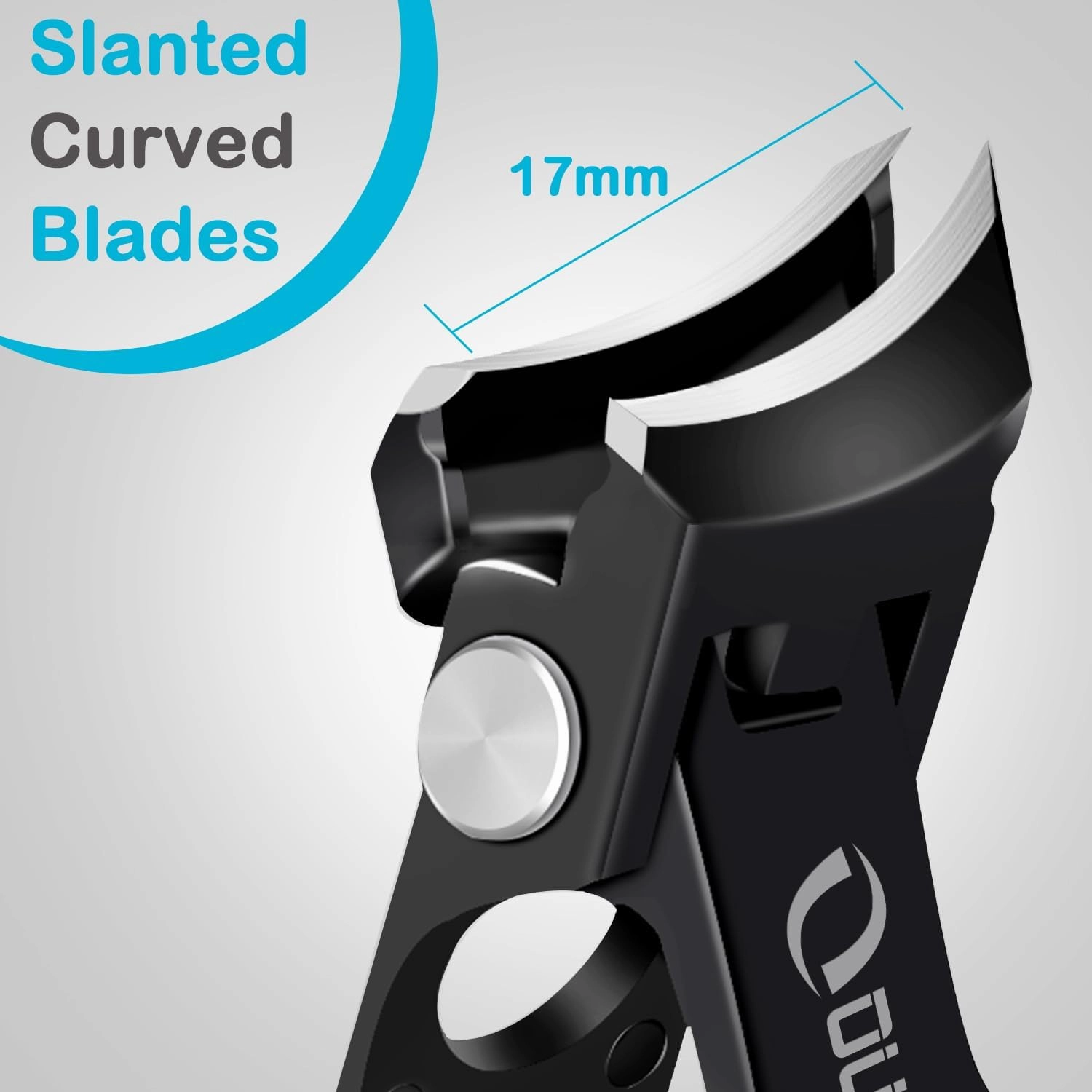 Toenail Clippers for Seniors Thick Nails, Angled Nail Clippers with Catcher for Mens&Womens Fingernail, Wide Jaw Opening Toe Nail Clippers, Slanted Nail Clippers with Sharp Pointed for Ingrown Toenail