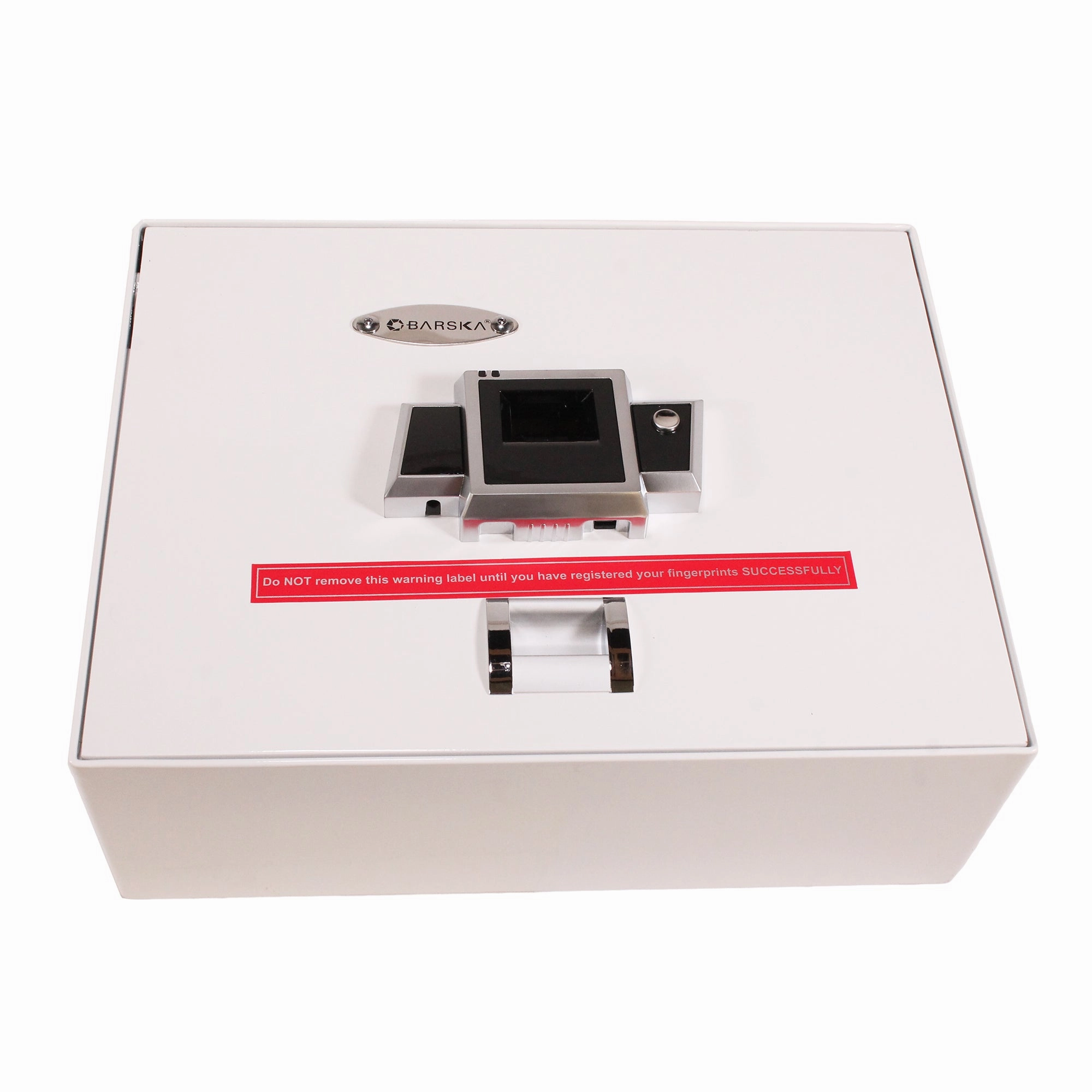 Top Opening Biometric Safe Bx-200, White