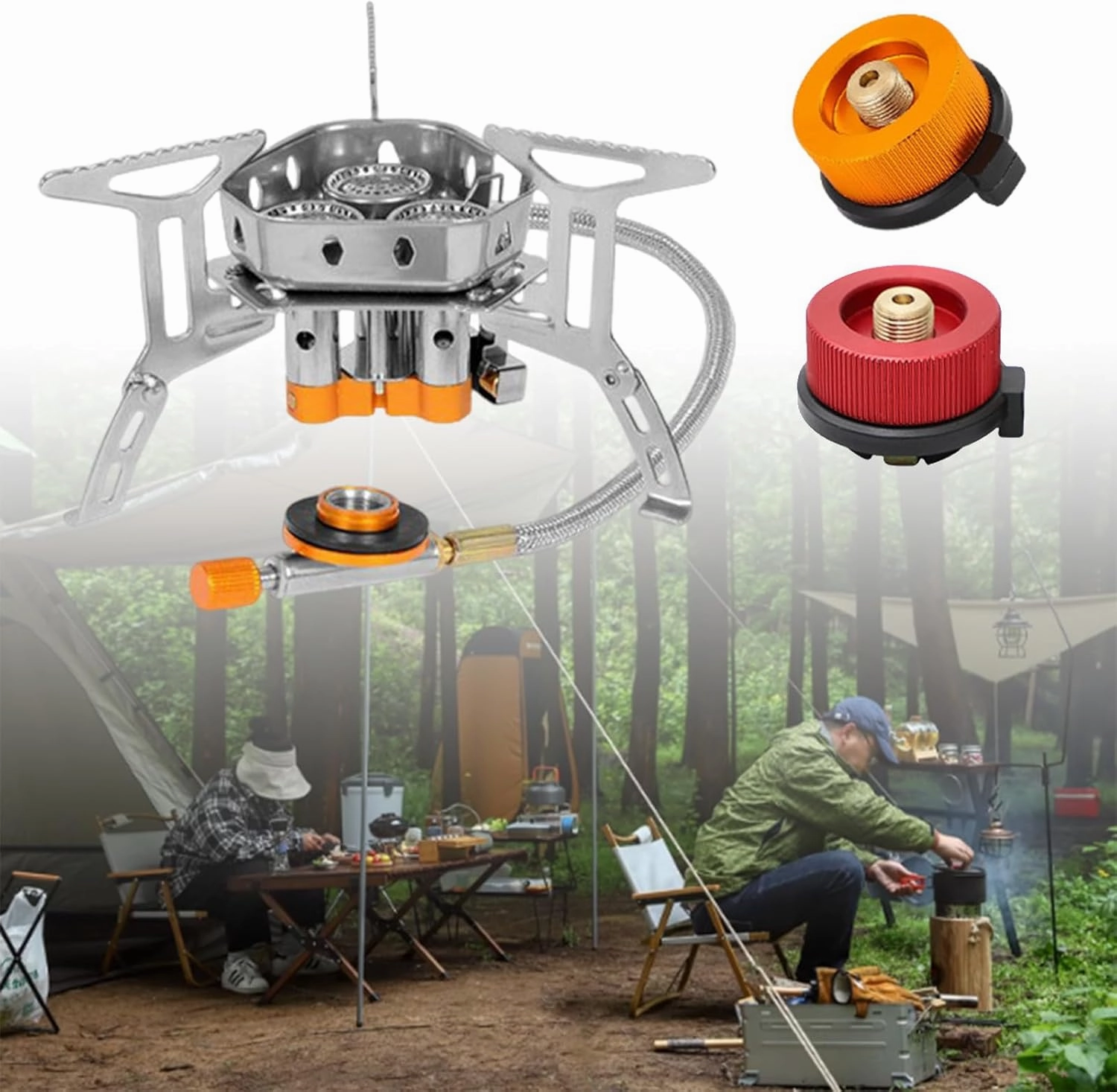 Travel Friendly Camp Burners Powerful Portables Stove Picnics Stove For Outdoor Cooking