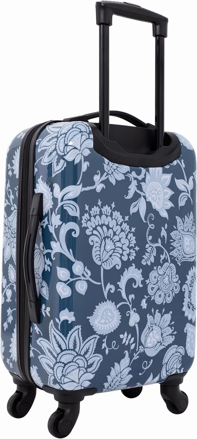 Travelers Club Bella Caronia 3 Piece or 20" Carry-On Voguish Luggage Set, Royal Pattern