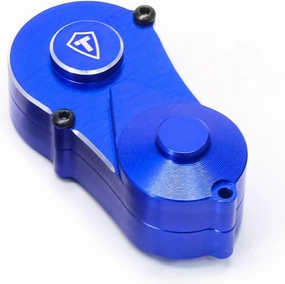 TREAL Aluminum 7075 Transmission Gearbox Protective Case Set for Losi 1/18 Mini LMT(Blue)