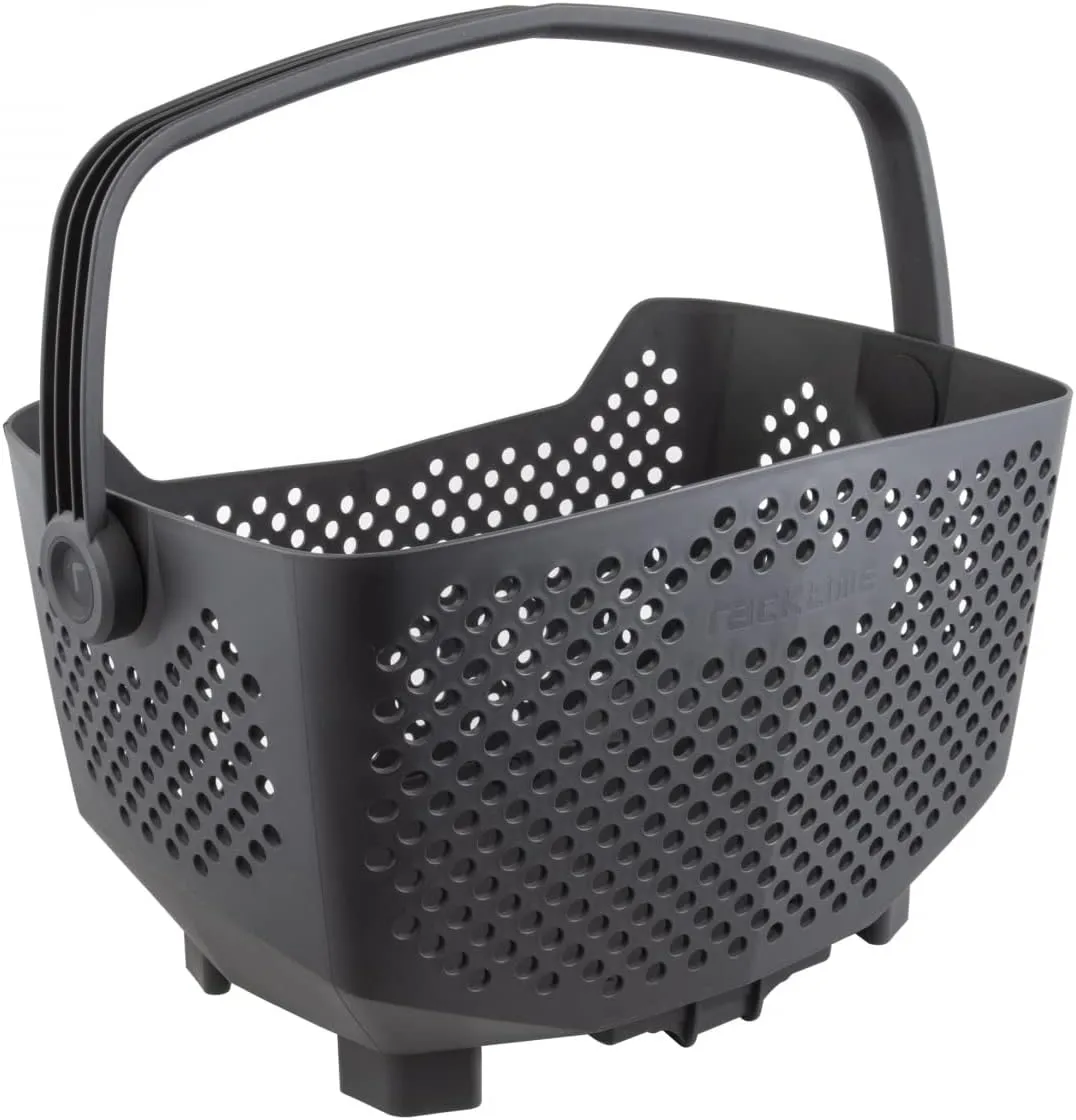 Tubus Unisex - Adult Racktime Baskit Edge 2.0 System Basket, Black, 43 x 24 x 29 cm