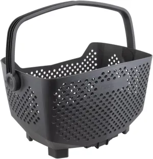 Tubus Unisex - Adult Racktime Baskit Edge 2.0 System Basket, Black, 43 x 24 x 29 cm