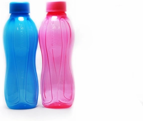 Tupperware Eco Water Bottle Summer Fun - 2 Pcs (500ml / 16.90 Oz)   FREE Express