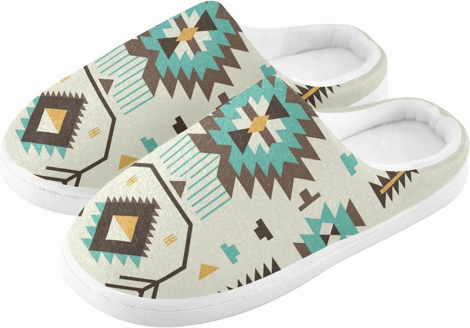 Unisex Memory Foam House Slippers Non-Skid Soft Warm Sole Coral Fleece Slip-on Closed Toe Hand Free Shoes for Bedroom Travel 6-17