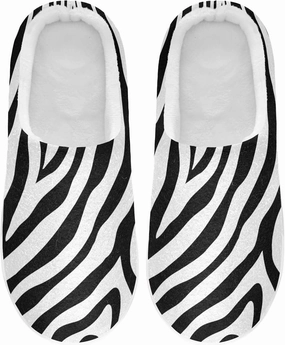 Unisex Memory Foam House Slippers Non-Skid Soft Warm Sole Coral Fleece Slip-on Closed Toe Hand Free Shoes for Bedroom Travel 6-17