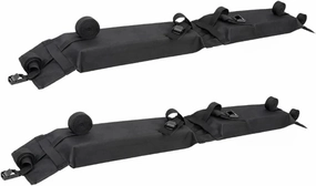 Universal Foldable Soft Roof Paddleboard Carrier 2PCS Durable Oxford Fabric 150LBS Capacity Surfboard Kayak Luggage Holder