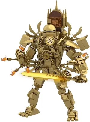 Upgraded Titan Clockman Block Toy, Titan Clock Man Game Model Toys, Reproducible Assembly Block Toy, Movable Figures Set (NobiMart, Clock Man, NobiMart)