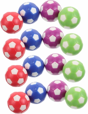 UPKOCH 16pcs Foosball Table Parts: Foosball Balls Soccer Replacement Balls Mini Soccer Party Favors Goodie Bag Stuffers Classroom Prizes Assorted Color 28mm