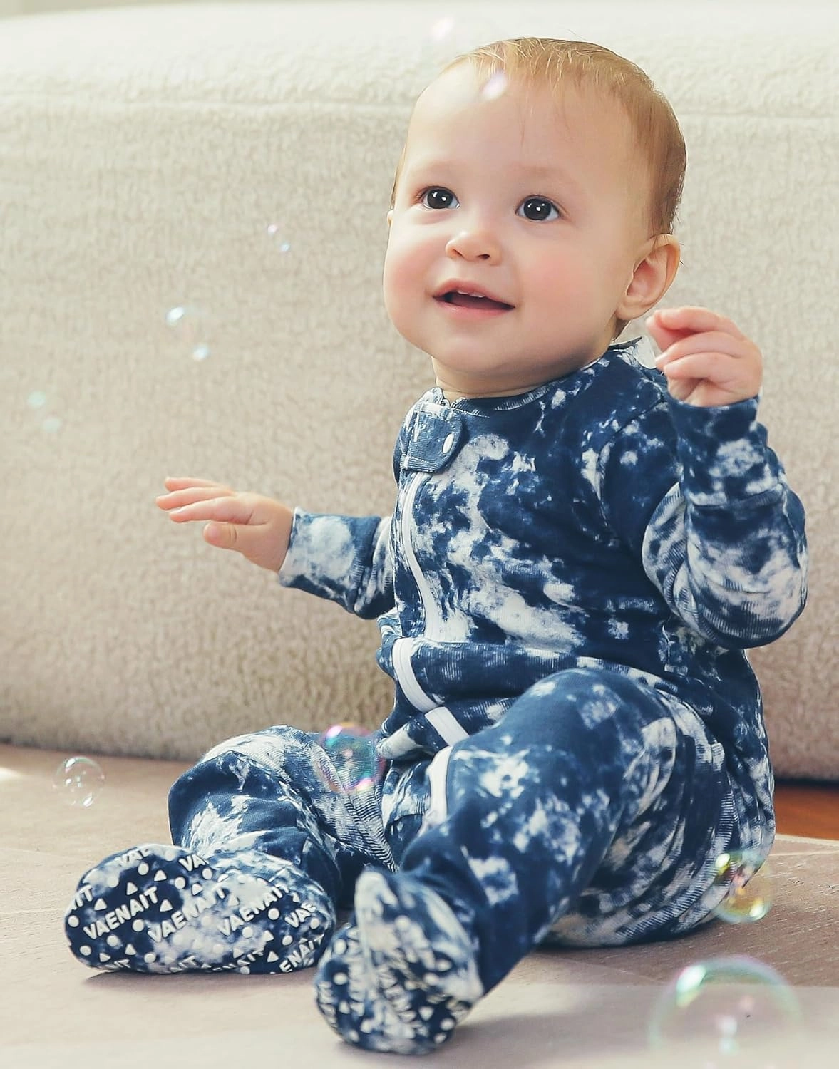 VAENAIT BABY Infant Toddler Boys Girls Footed Pajamas One-PIece Romper Sleep and Play 0M-2T