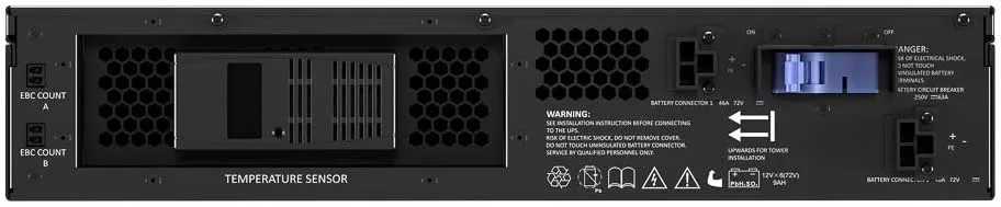 Vertiv Liebert GXT5 72V External Battery Cabinet for Liebert GXT5-3001500IRT2UXL Online Double Conversion Valve Regulated Lead Acid (VRLA) UPS for Extended Runtime, Hot Swappable (GXT5-EBC72VRT2U)