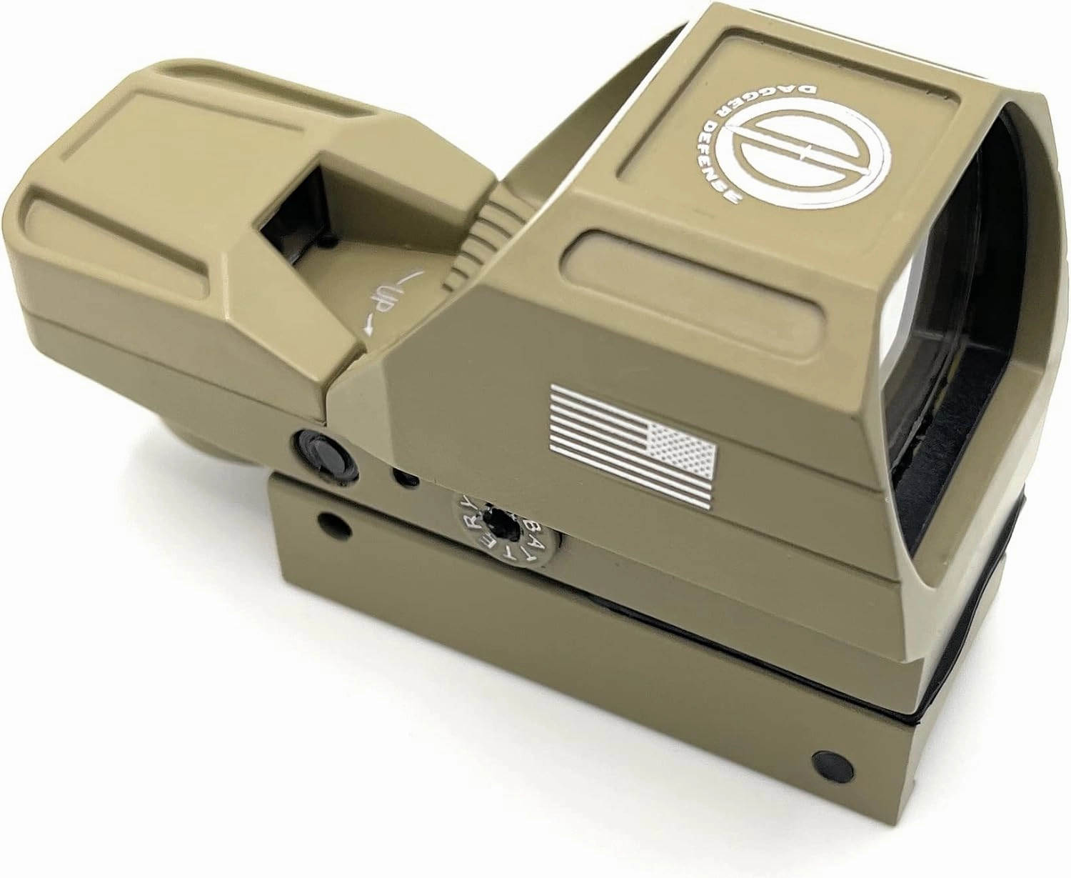 Veteran Owned Company-DD119X Battle Flag Red Dot Reflex Sight Scope, (Not for Pistol Slide Mounting) Reflex Sight Optic red dot Sight