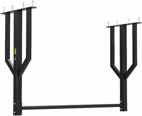 Wall Mounted Pull Up Bar, Height-Adjustable Steel Fitness bar, Home Gym Beam Ceiling Horizontal Bar, Load 300kg (Color : Style 1)