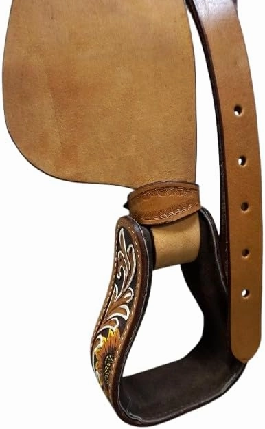 Western Barrel Racing Horse Saddles Trail Equestrian Horse Saddle Classic Quality Premium Leather Comfort for Horse Riding Size:10-18 inches Seat Available, BRL01