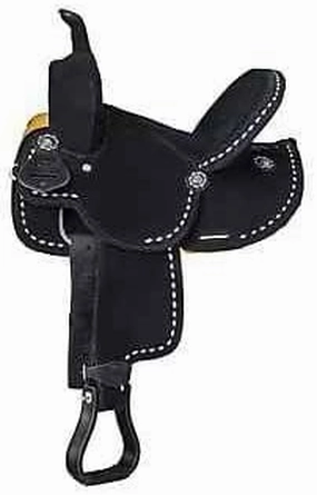 Western Barrel Racing Wooden Tree Horse Saddles Handmade Premium Leather Comfort Horses Trail Equestrian Tooled Carved Horse Saddle Riding Size: 10-18 inches Seat, KK08