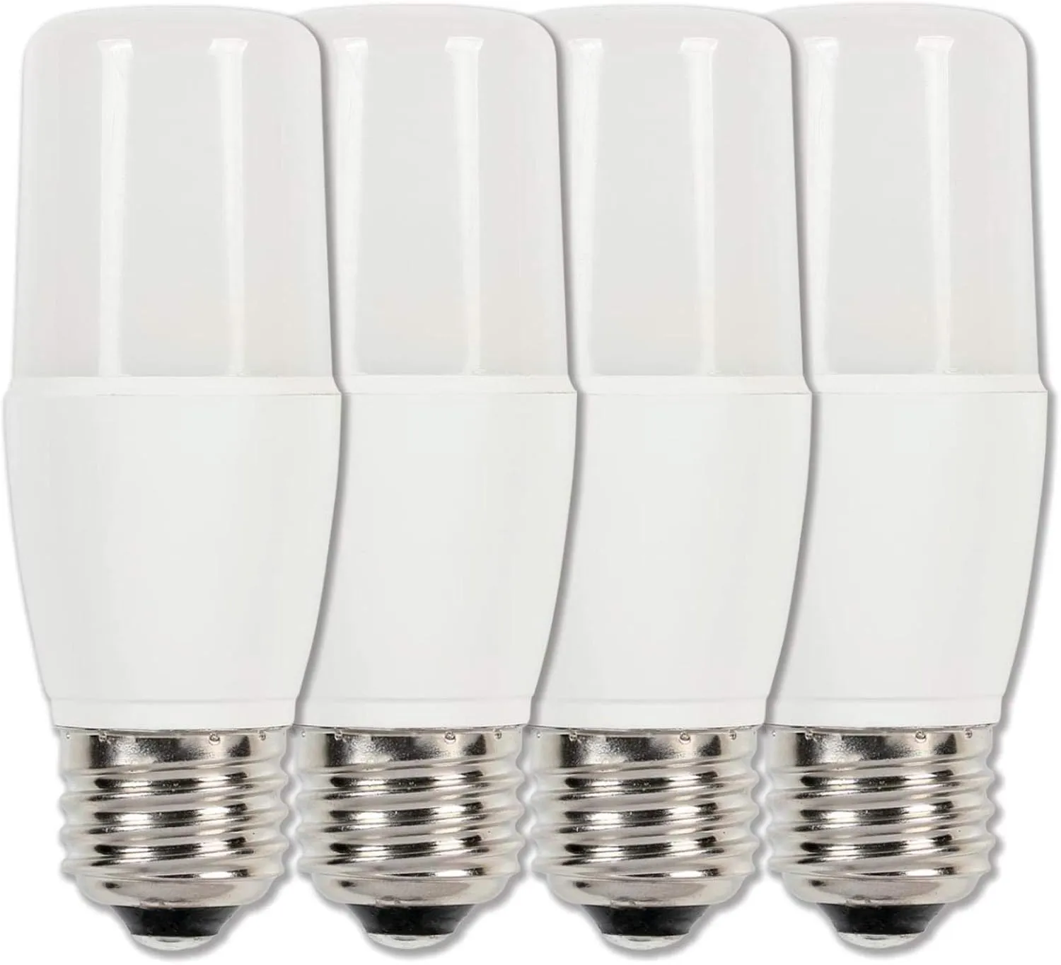 Westinghouse 3319920 60-Watt Equivalent T7 Bright White LED Light Bulb with Medium Base, Frost, 4 Count (Pack of 1)