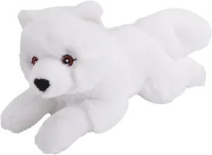 Wild Republic Ecokins Mini, Arctic Fox, Stuffed Animal, 8 inches, Gift for Kids, Plush Toy, Made from Spun Recycled Water Bottles, Eco Friendly, Child’s Room Décor