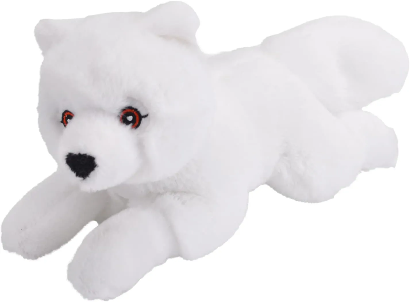 Wild Republic Ecokins Mini, Arctic Fox, Stuffed Animal, 8 inches, Gift for Kids, Plush Toy, Made from Spun Recycled Water Bottles, Eco Friendly, Child’s Room Décor