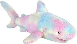 Wild Republic Mellowkins-Eco Shark, Stuffed Animal, 12 Inch, Plush Toy, Ecofriendly