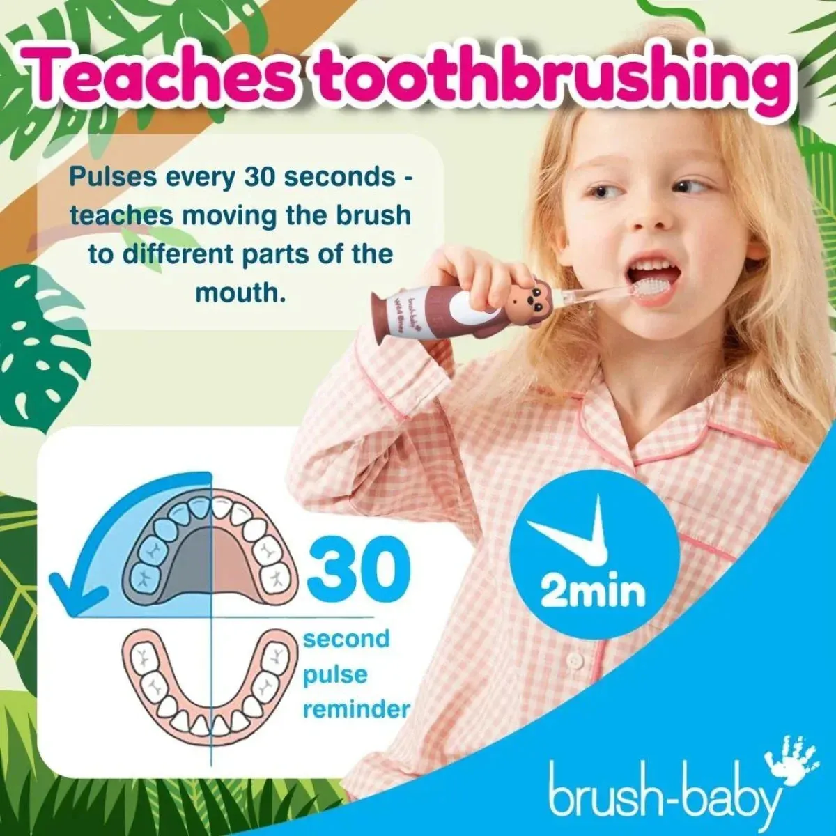 WildOnes™ Bear Kids Rechargeable Toothbrush Gift Set
