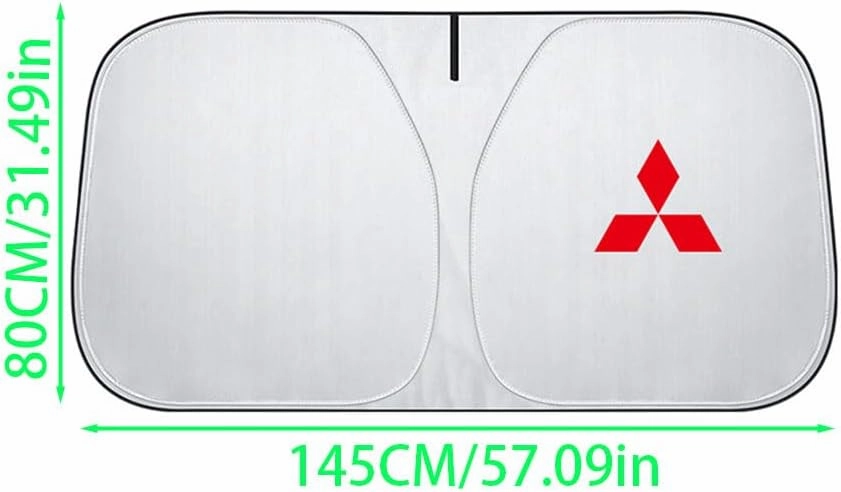 Windshield Sun Shade for Mitsubishi Pajero Sport 2016 2017 2018 2019 2020 2021 2022 2023, Car Front Window Covers Sun Visor Protector, Foldable Blocks Sun Rays Sunshade, Easy Installation