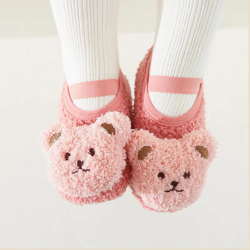 Winter Bear Shoes with Anti-Slip Soles