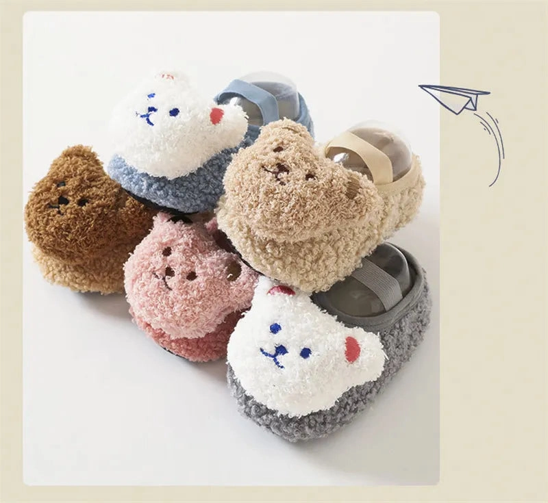 Winter Bear Shoes with Anti-Slip Soles