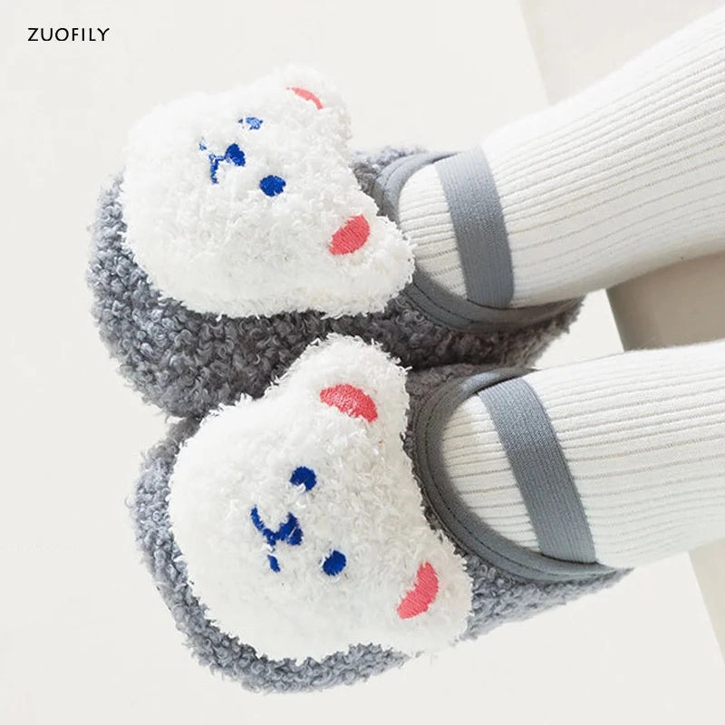 Winter Bear Shoes with Anti-Slip Soles