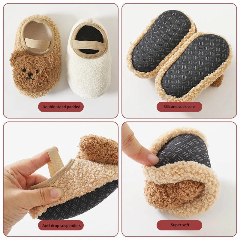 Winter Bear Shoes with Anti-Slip Soles