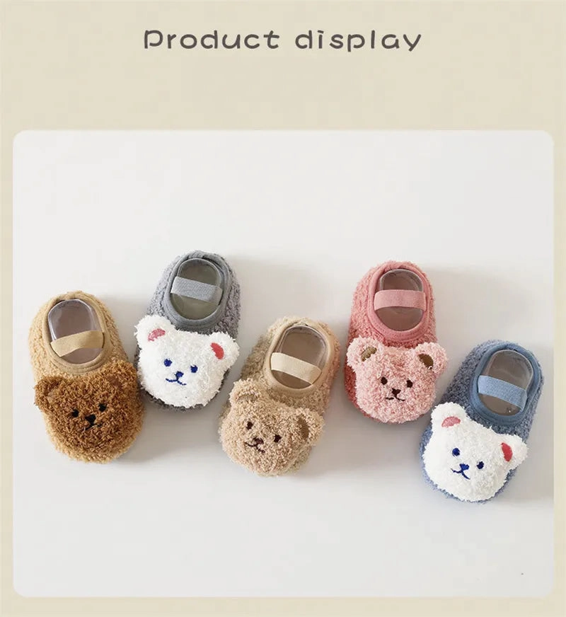 Winter Bear Shoes with Anti-Slip Soles