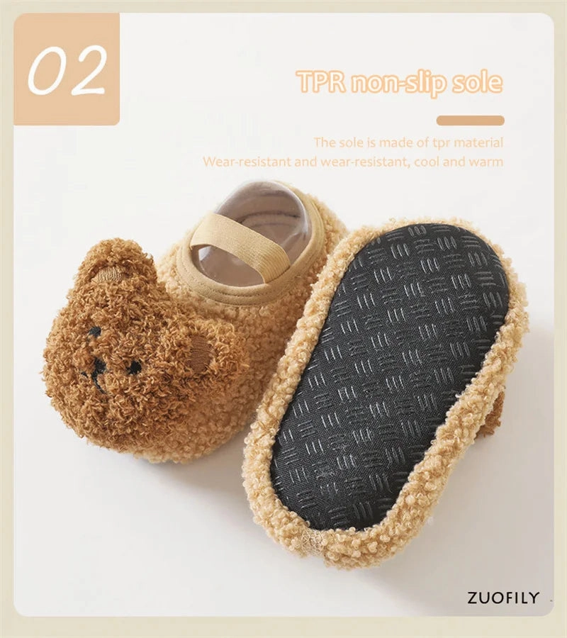 Winter Bear Shoes with Anti-Slip Soles