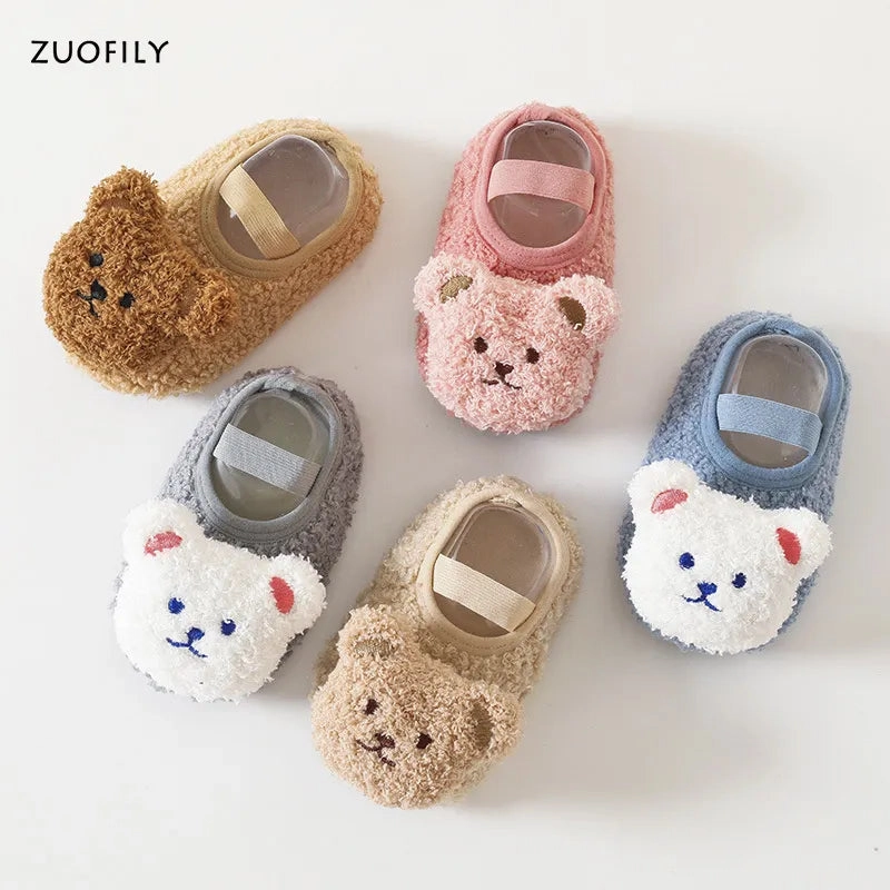 Winter Bear Shoes with Anti-Slip Soles