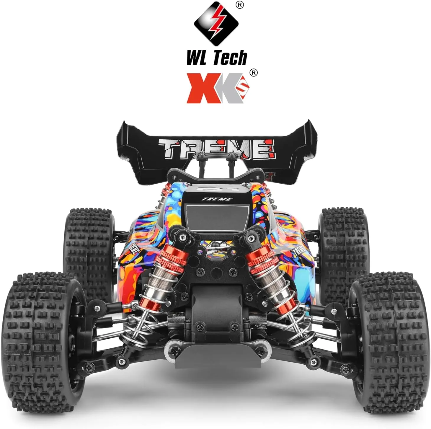 WLtoys High-Speed RC Car 184016 75KM/H 2.4G RC Car Brushless 4WD Electric High Speed Off-Road Remote Control Drift Toys for Children Racing (184016 3 * 1500)