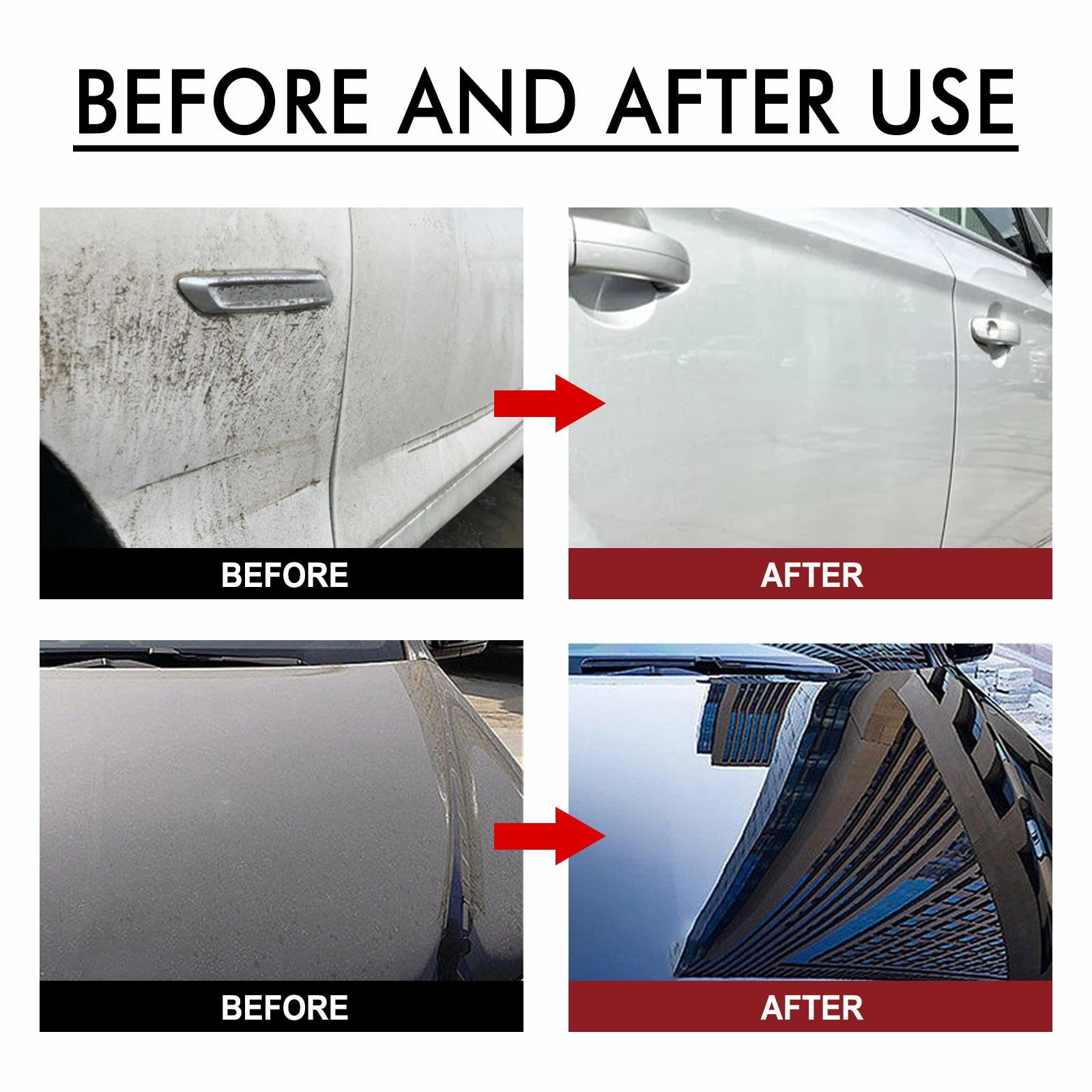 WMYBD Car Care & Cleaning,Car Exterior Shampoo Multipurpose Automotive Cleaners High Concentration Super Foam Strong Decontamination Auto Wash Supplies 100ML Clearence