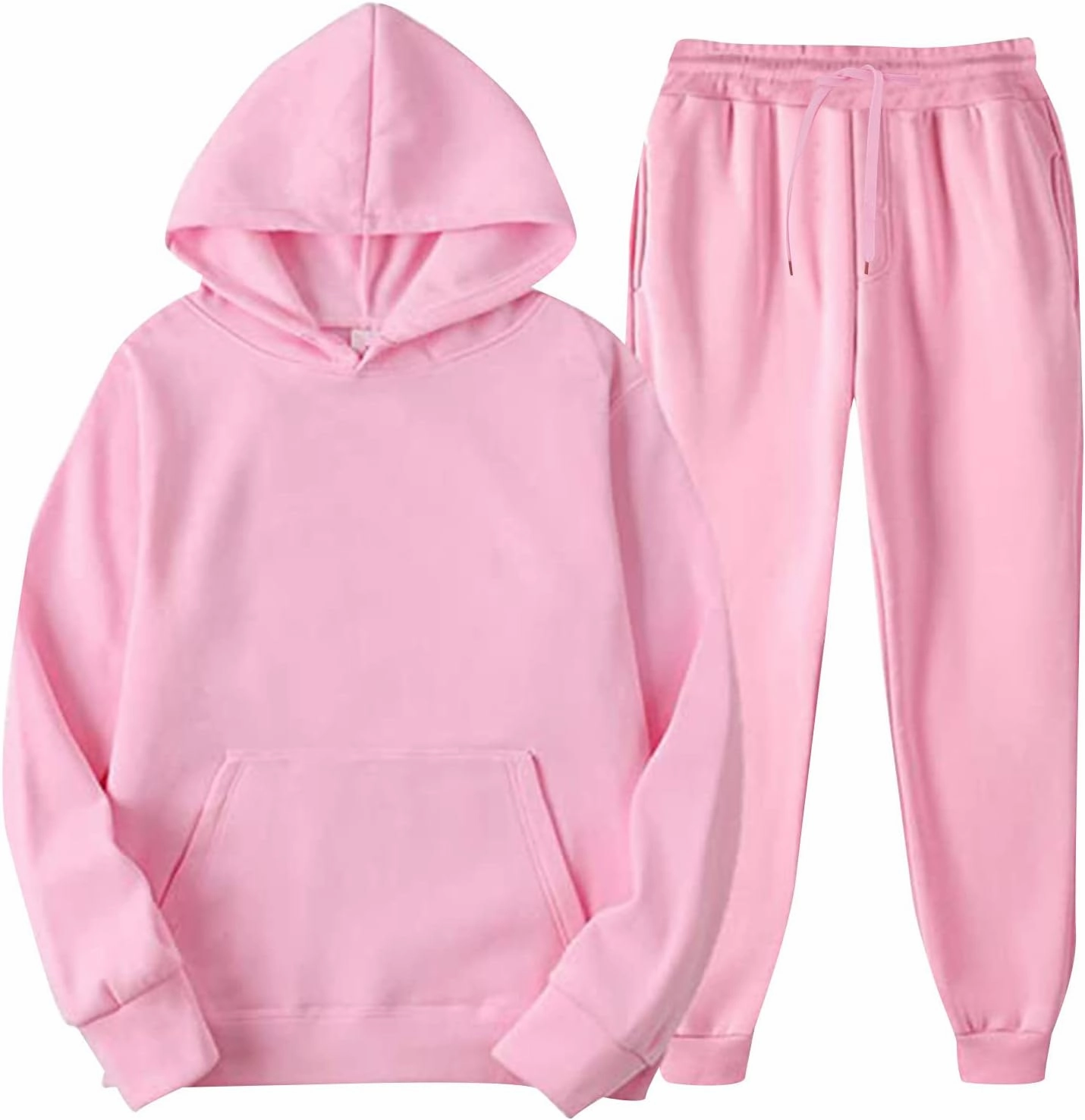 Womens 2 Piece Outfits Lounge Hoodie Sweatsuit Sets Oversized Sweatshirt Baggy Sweatpants with Pockets Fall Clothes