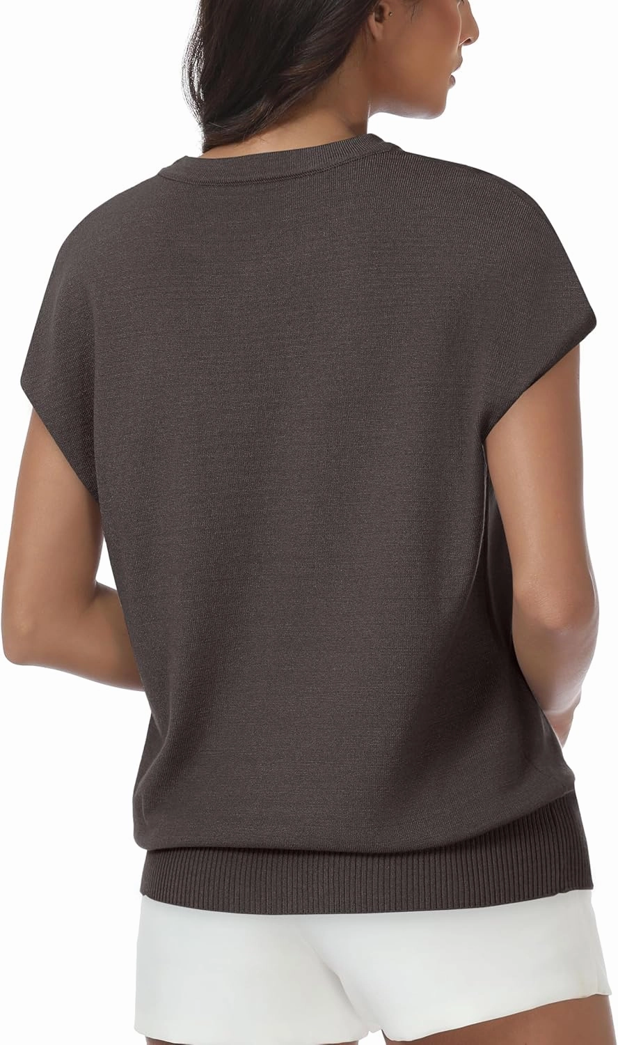 Womens Tops Summer Sweaters Short Sleeve Shirts Dressy Casual Basic Casual Cap Sleeve Tops Beach Vacation Clothes