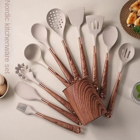 Wood Grain Silicone Kitchenware