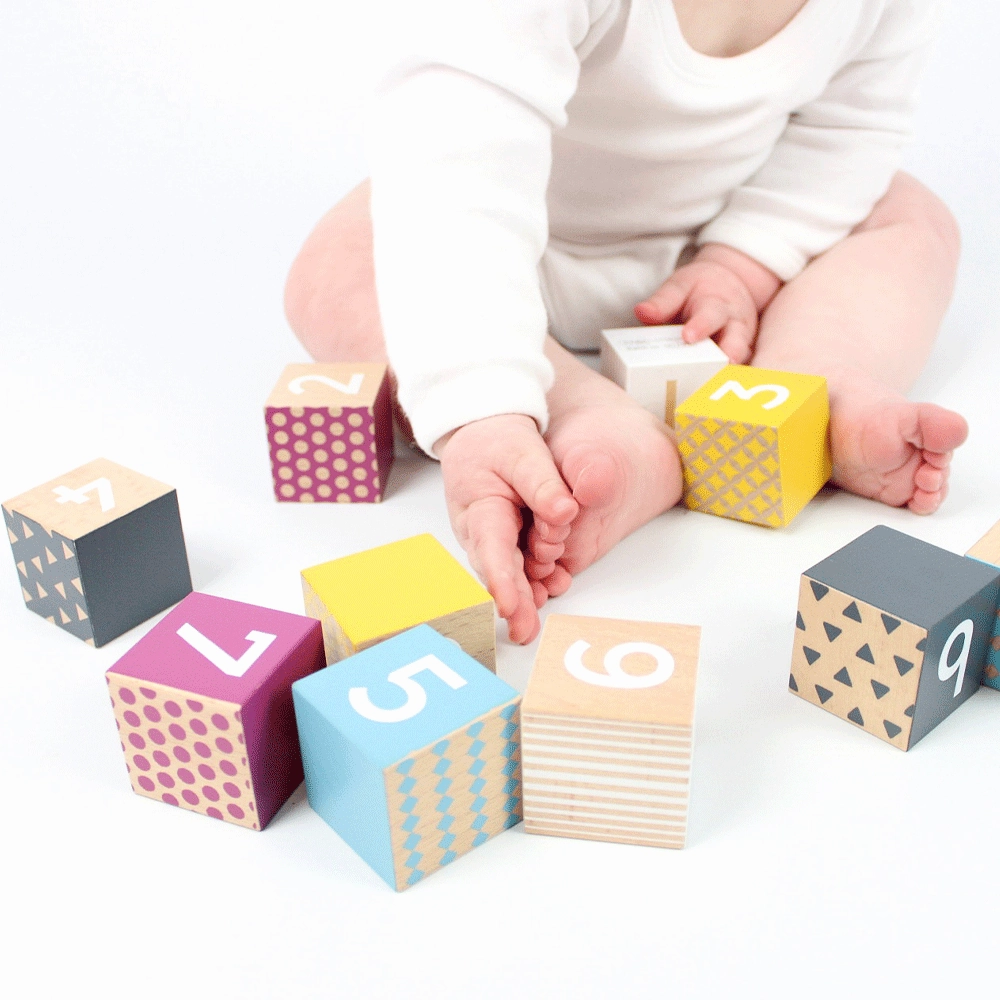 Wooden Number Blocks