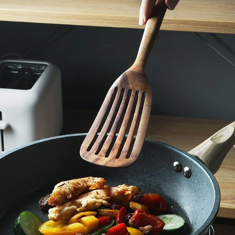 Wooden Spatula 2 Pcs Set
