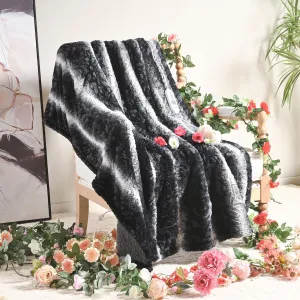 WOOMER [5 Year Warranty Electric Heated Throw Blanket (50"x 60"), Eco-Friendly Faux Fur&Soft Sherpa,Fast Heating Blanket with Floral Pattern, 4 Heating Levels & 4H Auto Off, ETL Certified, Home Decor