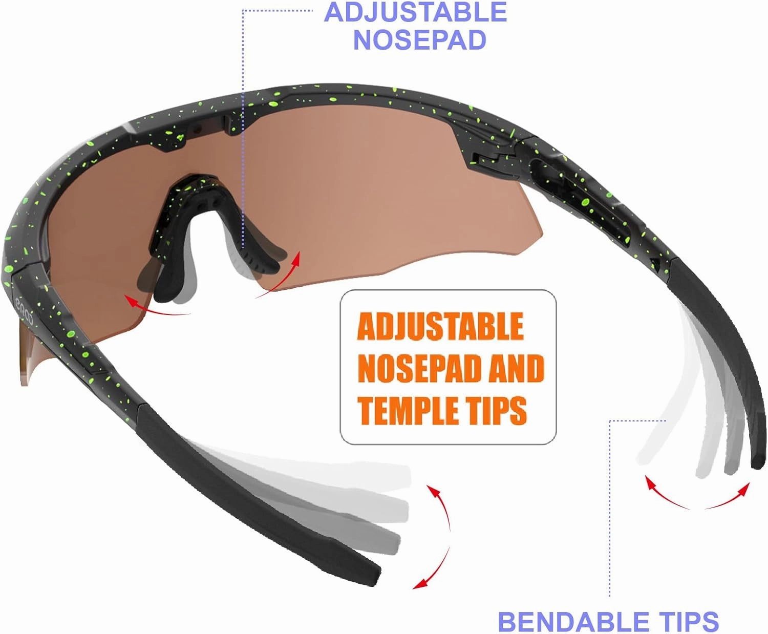 Wrap Around Small Baseball Sunglasses for Youth Kids Women Running Cycling Outdoor Sports Shades Padel Beach Tennis