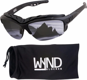 WYND Blocker Calvert Motorcycle Riding Glasses Extreme Sports Wrap Dry Eye Sunglasses (Model 338)