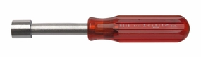 Xcelite HS18 Full Hollow Shaft Nutdriver, 7" Hole Depth, 9/16" Blade Diameter, 3-1/8" Working Length, Orange Handle