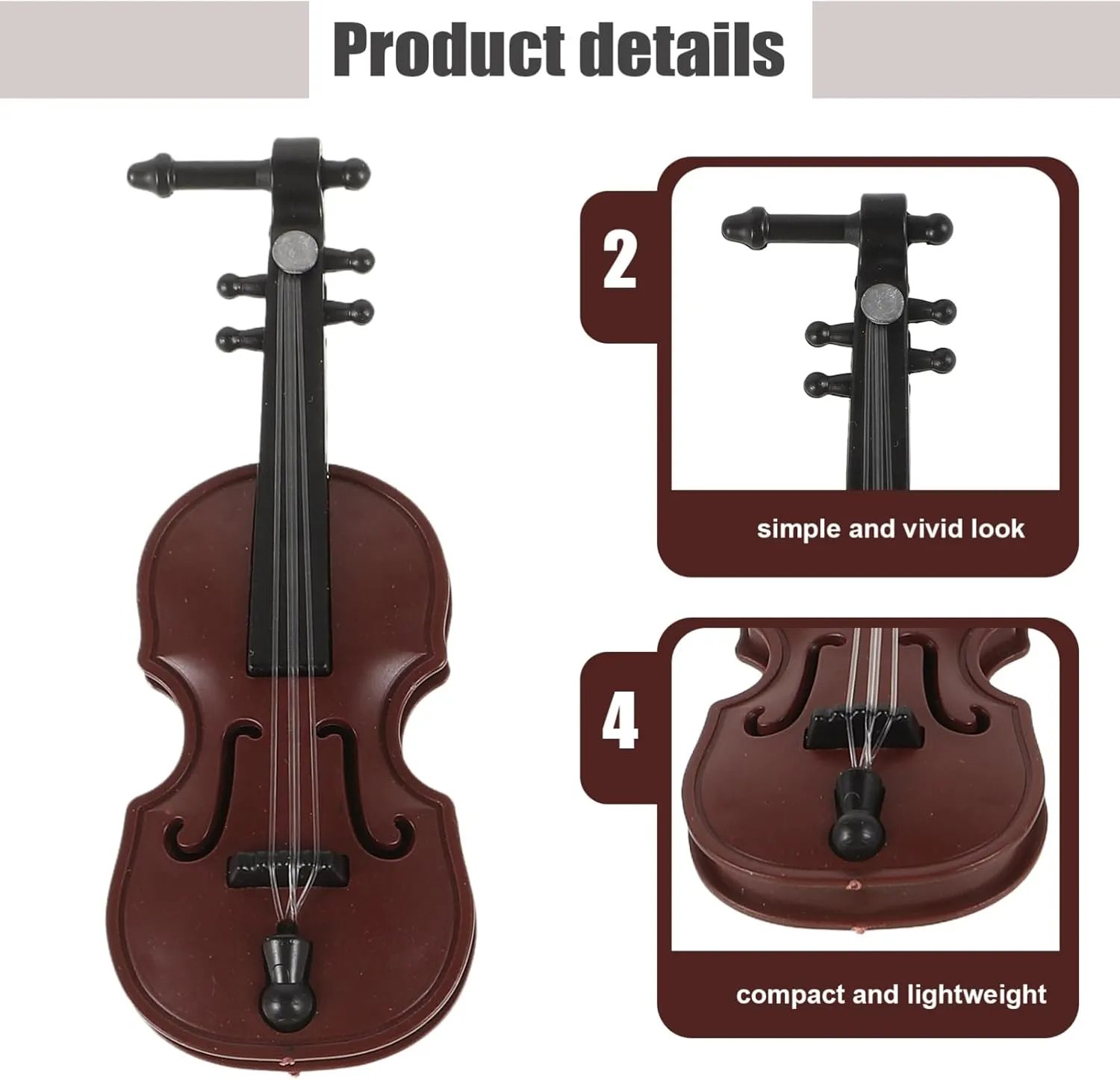 YARNOW 1 Set Miniature Instrument for Dollhouse Decoration Realistic Wear Resistant Props for Mini House Landscaping DIY Projects and Photo Props