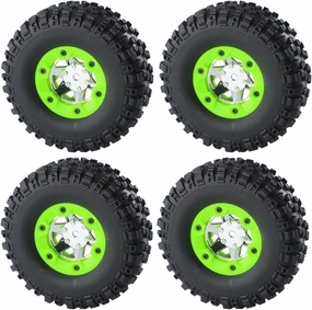 Yiju 4X RC Car Tires,Wheel Tyre 1/12 Spare Parts,Upgraded RC Crawler Tires,Soft Tire for Wltoys RC Hobby Car,Crawler Vehicles