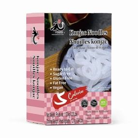 YUHO Udon Noodle Konjac Shirataki Instant Chewy Noodles Vegan Gluten Free Low Carb Calorie Sugar Free Keto Friendly Pre-cooked Quick Easy Noodle 8 Pack